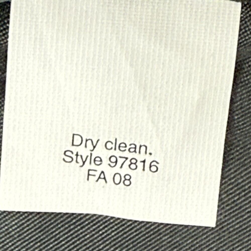 NEW J Crew Fiona Jacket Blazer Women 0 P Gray Wool Herringbone Ruffle Academia - Picture 7 of 10